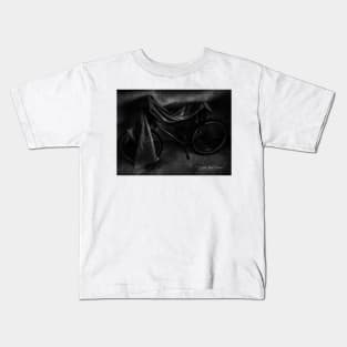 Get On Your Bike And Ride - Black And White Kids T-Shirt